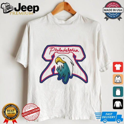 Philadelphia Phillies Eagles NFL x MLB logos shirt