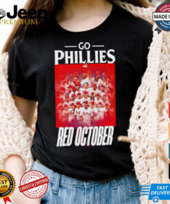 Philadelphia Phillies Go Phillies Red October NL East Division Champions graphic shirt