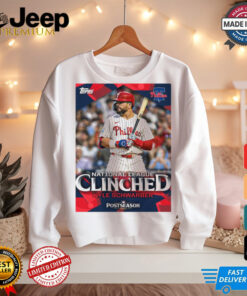 Philadelphia Phillies Kyle Schwarber National League East Clinched Postseason 2024 Poster t shirt