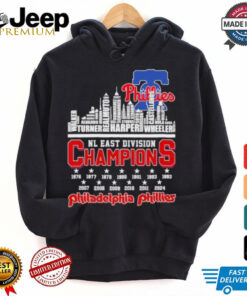 Philadelphia Phillies Skyline Players Name 2024 NL East Champions Shirt