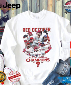 Philadelphia Phillies Team 2024 We Own The Red October Nl East Division Champions Shirt