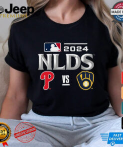 Philadelphia Phillies vs Milwaukee Brewers 2024 MLB NLDS Matchup Set Logo T Shirt