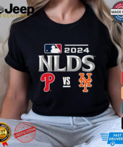 Philadelphia Phillies vs New York Mets 2024 MLB NLDS Matchup Set Logo T Shirt