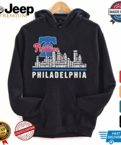 Philadelphia Skyline 2024 Philadelphia Phillies Players Name Shirt