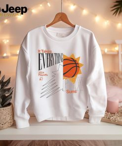 Phoenix Suns 2024 NBA Playoffs It Takes Everything Cream Shirt