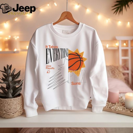 Phoenix Suns 2024 NBA Playoffs It Takes Everything Cream Shirt