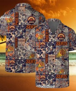 Phoenix Suns NBA Logo Vintage Floral Pattern Hawaiian Set