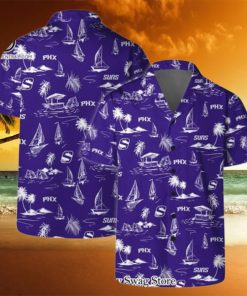 Phoenix Suns Team Logo Beach Vibes Pattern Hawaiian Set