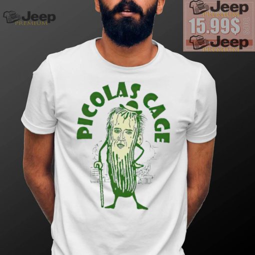 Picolas cage funny celebs meme cucumber pickle cute shirt