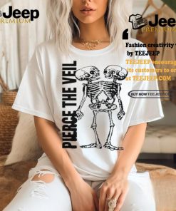 Pierce The Veil Tan Conjoined Skeleton Shirt