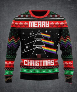 Pink Floyd Christmas Tree Chirstmas Gifts 2024 Xmas For Family And Friends Ugly Sweater