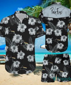 Pink Floyd Floral Hawaiian Shirts And Short Summer Beach Set