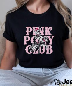 Pink Pony Club Retro Horse Lover Design Shirt