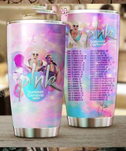 Pink Summer Carnival 2023 Tour Setlist Tumbler