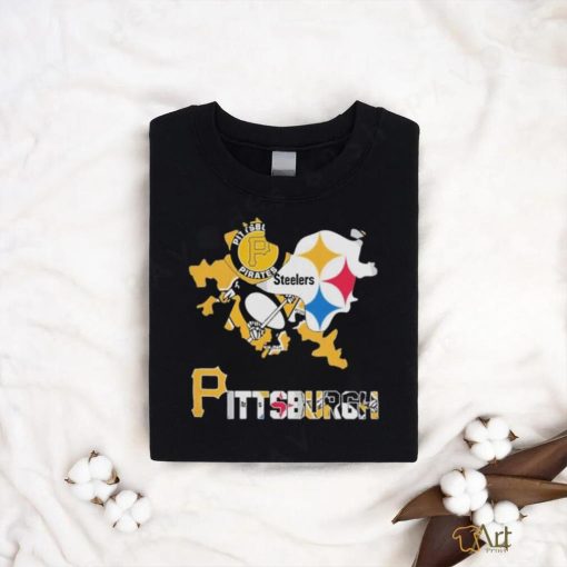 Pittsburgh Map Sports Logo 2024 Shirt