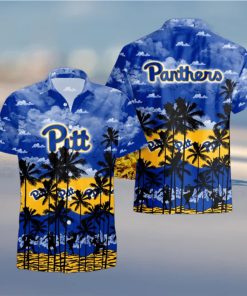 Pittsburgh Panthers Palms Tree Hawaiian Shirt