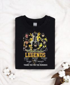 Pittsburgh Penguins Legends 2024 Thank You For The Memories Signatures Shirt