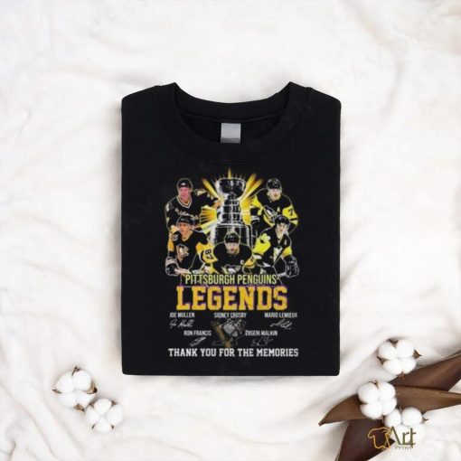 Pittsburgh Penguins Legends 2024 Thank You For The Memories Signatures Shirt