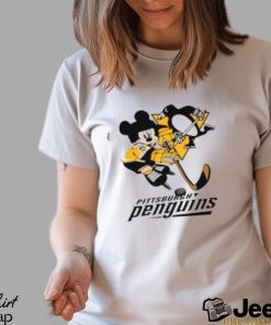 Pittsburgh Penguins Mickey Mouse Disney T Shirt