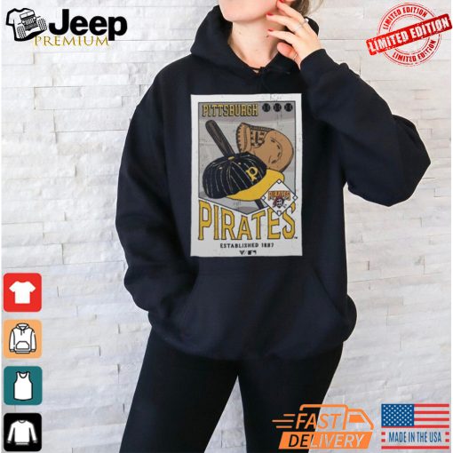 Pittsburgh Pirates Levelwear Uphill Cooperstown Collection Core Logo Shirt