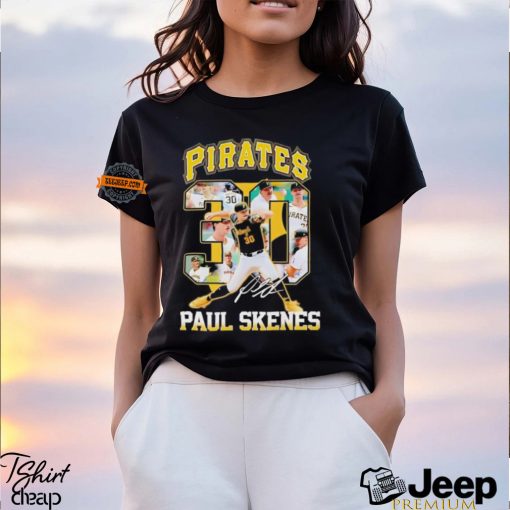 Pittsburgh Pirates Paul Skenes number 30 signature shirt