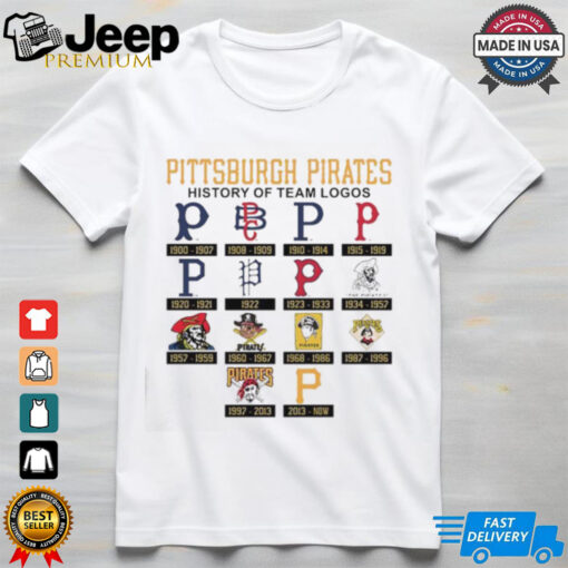 Pittsburgh Pirates history of team logos shirt