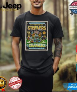 Pittsburgh Steelers 2024 Los Angeles Chargers Gameday Poster Shirt