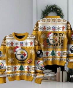 Pittsburgh Steelers 2024 They Not Like Us Steelers Christmas Ugly Sweater