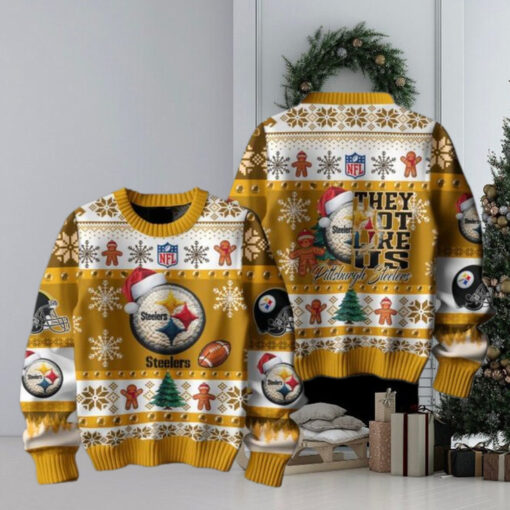 Pittsburgh Steelers 2024 They Not Like Us Steelers Christmas Ugly Sweater