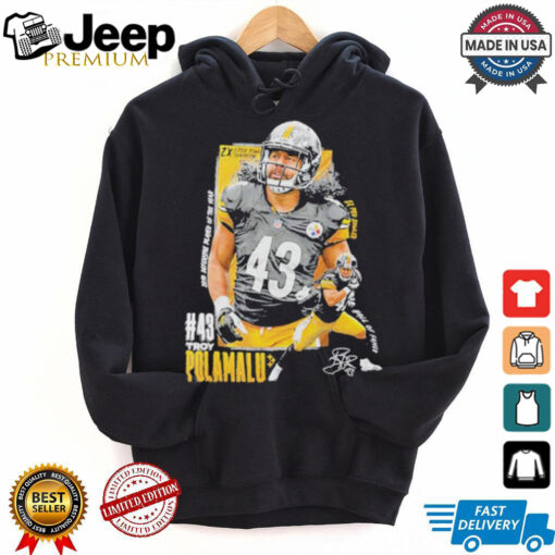 Pittsburgh Steelers #43 Troy Polamalu Shirt