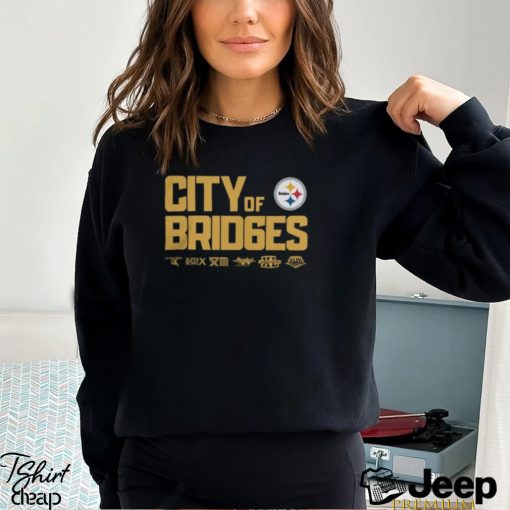Pittsburgh Steelers City of Bridges 6X Champions T Shirt