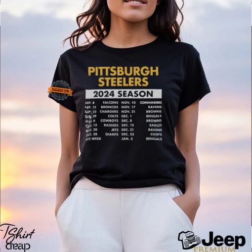 Pittsburgh Steelers Complete Schedule 2024 Shirt