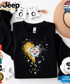 Pittsburgh Steelers Crystal Heart Shirt