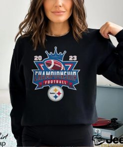 Pittsburgh Steelers Football NFL 2023 Championship Crown Logo Shirt
