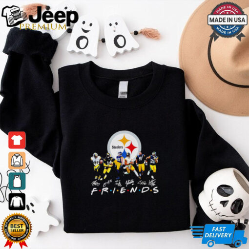 Pittsburgh Steelers Friends football players signatures shirt