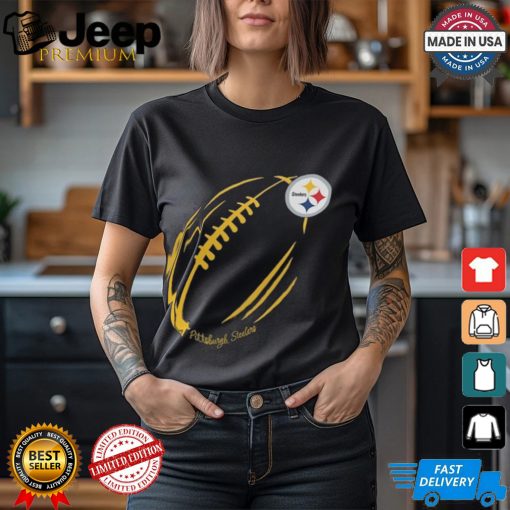 Pittsburgh Steelers G III 4Her by Carl Banks Subtle Football Fitted  T Shirt