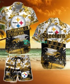 Pittsburgh Steelers Hawaiian Shirt And Summer Shorts For Fans