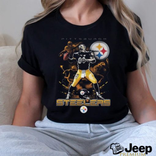 Pittsburgh Steelers Mascot On Fire NFL Shirt