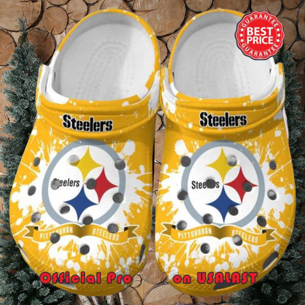 Steeler crocs hot sale shoes