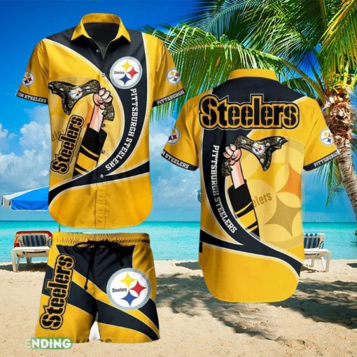 Pittsburgh Steelers NFL New Trending Hawaiian Shirt And Short For Men Women Gift Summer Beach Team Holiday