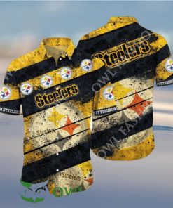 Pittsburgh Steelers NFL Tropical Pattern Summer Hawaiian Shirt 2024