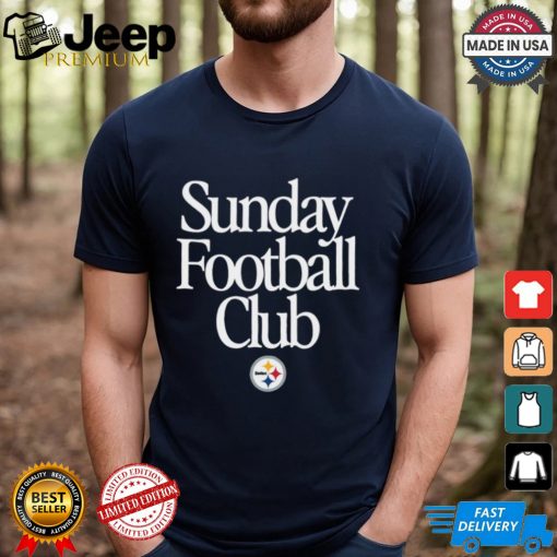 Pittsburgh Steelers Sunday Football Club Heavyweight T Shirt