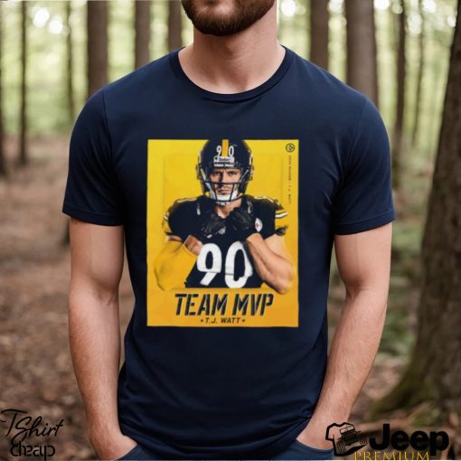 Pittsburgh Steelers T J Watt Was Voted The 2024 Team MVP Poster Classic T Shirt