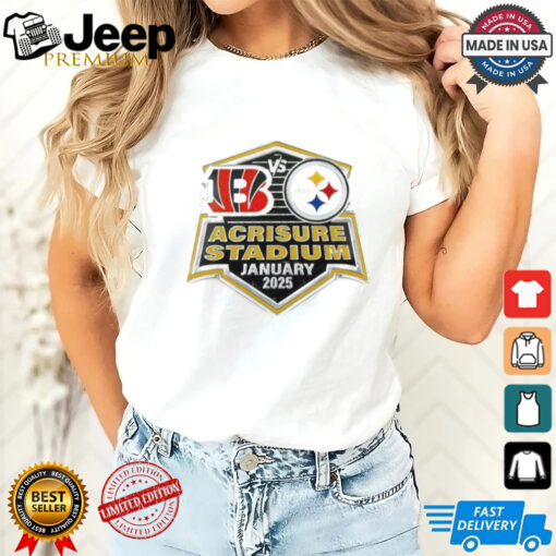 Pittsburgh Steelers Vs Cincinnati Bengals Gameday Acrisure Stadium January 2025 Shirt