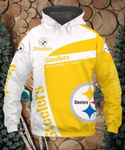 Pittsburgh Steelers Whaterver It Takes Light Type Hoodies Print Full