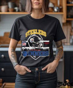 Pittsburgh Steelers Winners Champions 2023 Super Wild Card NFL Divisional Helmet Logo T Shirt