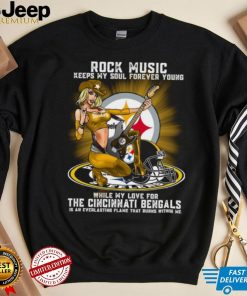 Pittsburgh Steelers rock music keep my soul forever young shirt