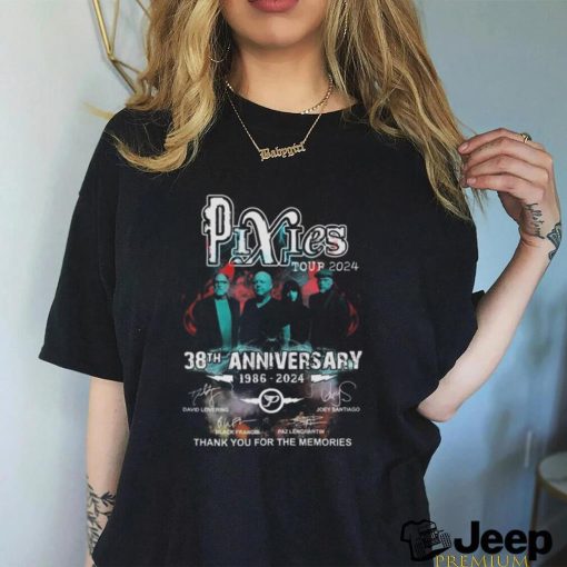 Pixies Tour 2024 30th Anniversary 1986 2024 Signatures Thank You For The Memories Shirt