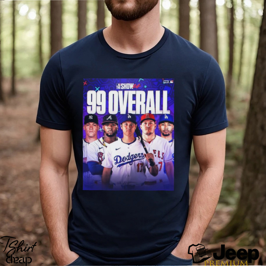 Players With 99 Overall Rating In Mlb The Show 24 shirt - teejeep