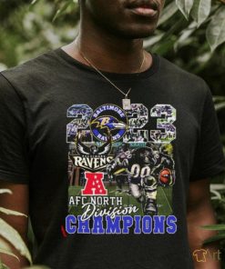 Poe Mascot Baltimore Ravens 2023 AFC North Division Champions shirt